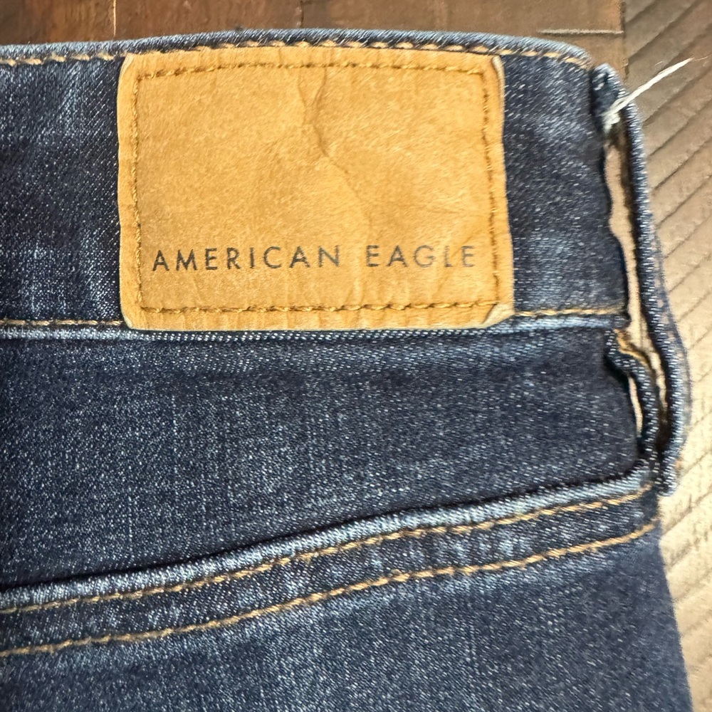 American Eagle Outfitters Dark Blue Skinny Jeans - Picture 4 of 7
